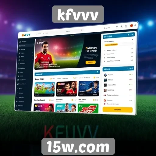 Análise da interface do site kfvvv para jogadores